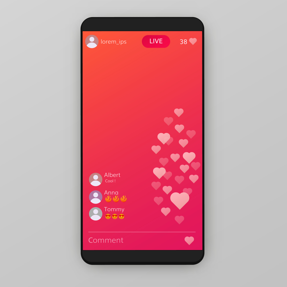 phone instagram live video