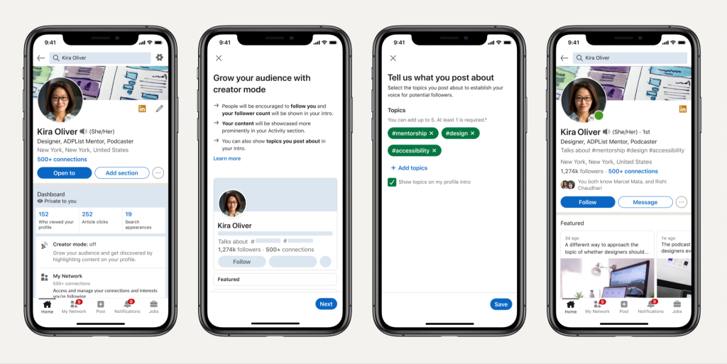 LinkedIn Management 101 Creator mode