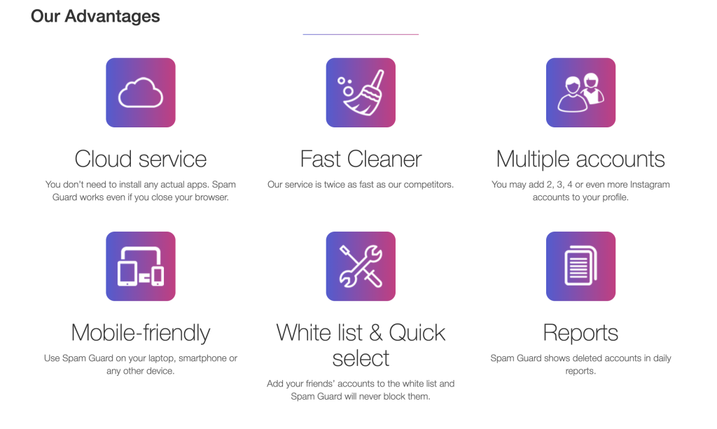 Instagram spam guard app
