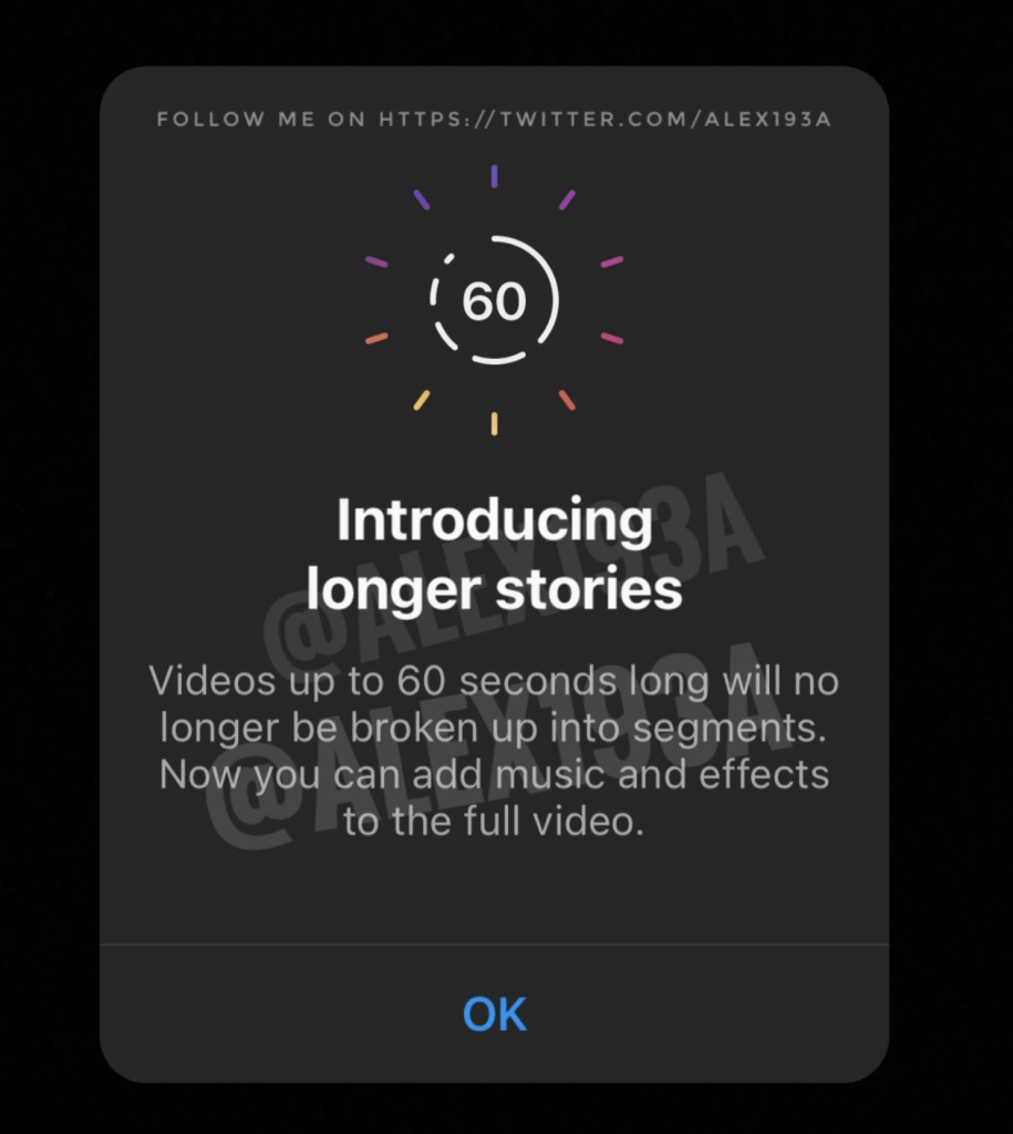 instagram social media updates