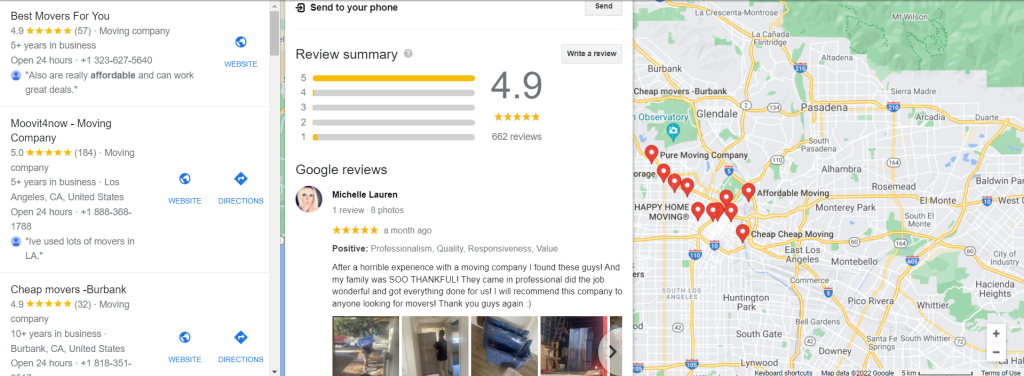 Optimise Google my business reviews
