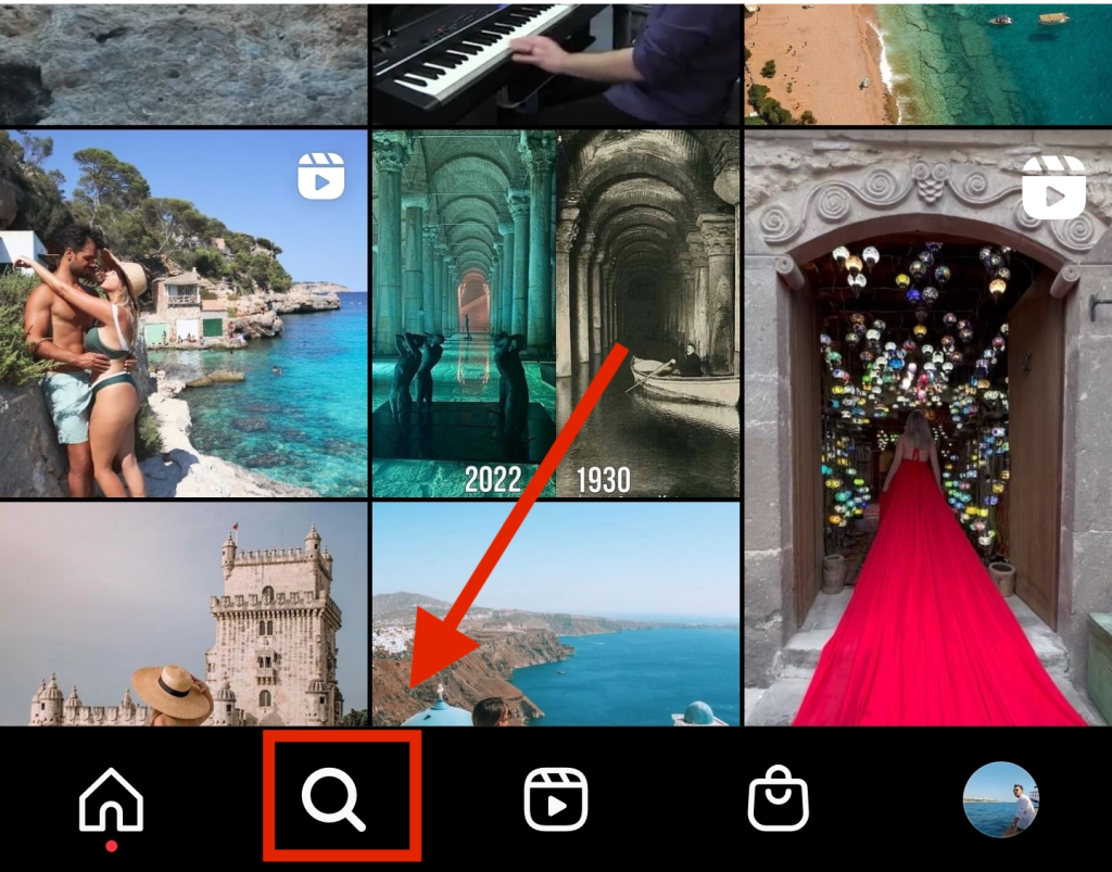 instagram explore page icon
