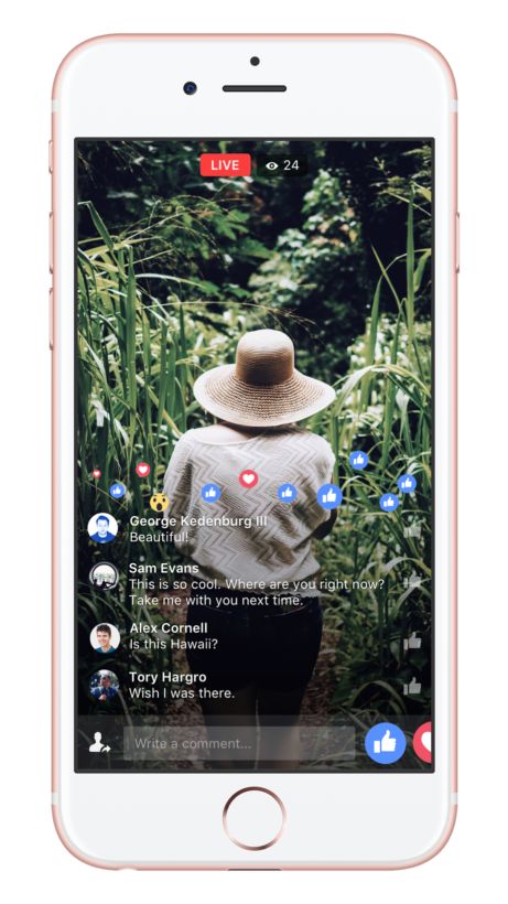 phone instagram live video