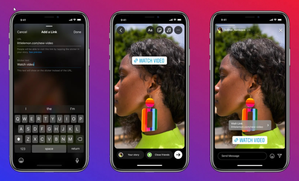 instagram story link