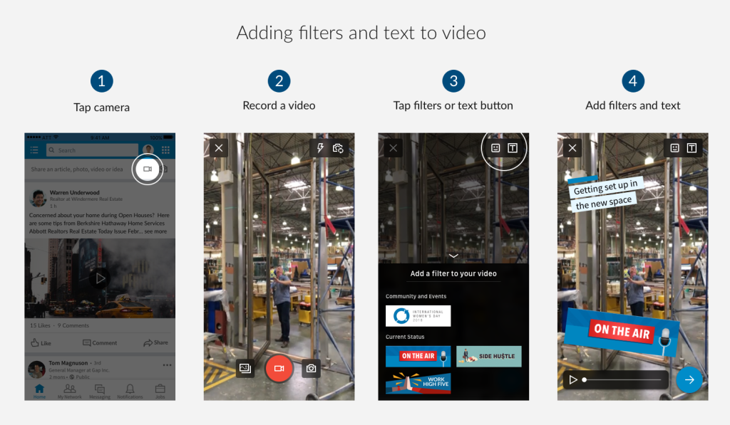 Linkedin videos