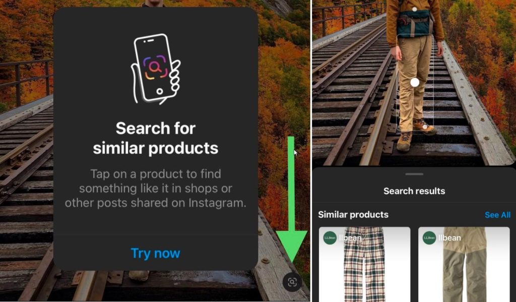 search for similar instagram